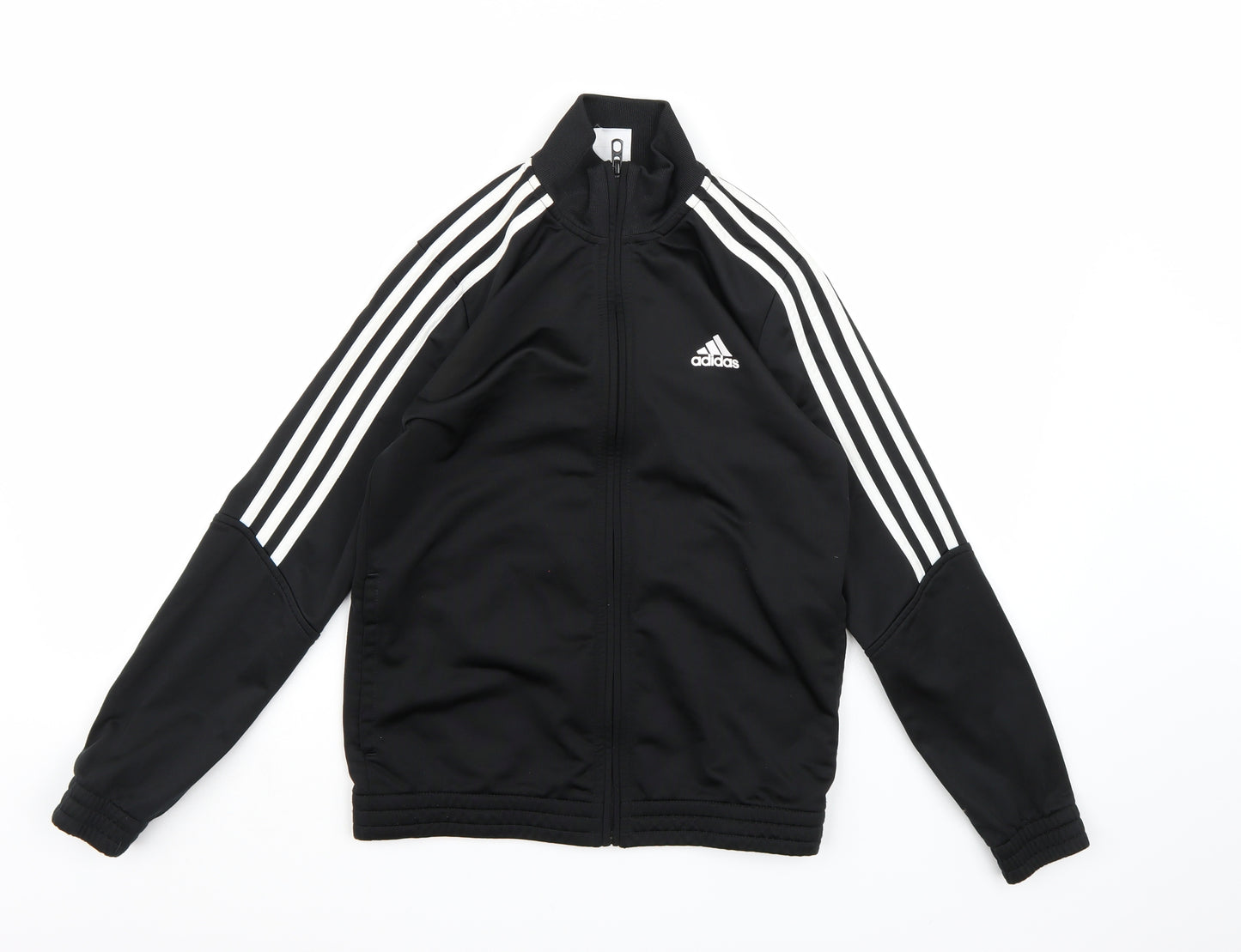 adidas Boys Black   Jacket  Size 11-12 Years