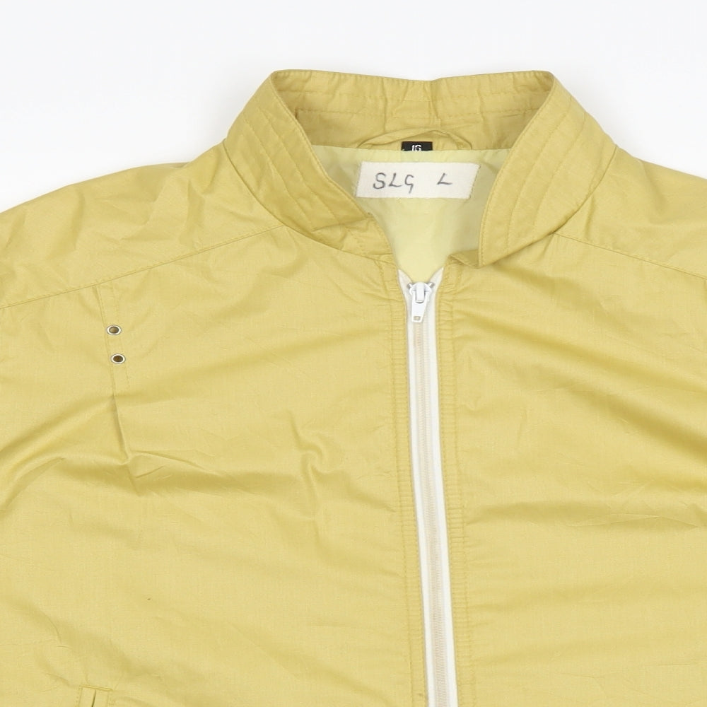 Preworn Womens Yellow   Jacket Coat Size 16