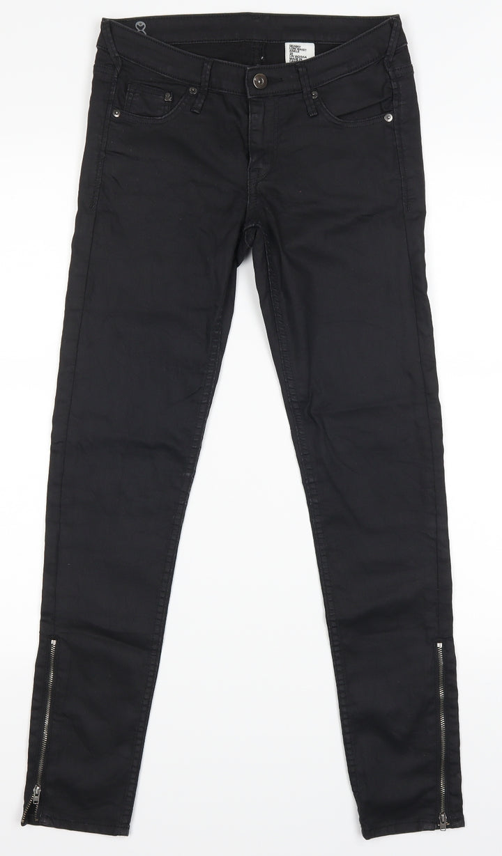 H&M Womens Black Skinny Jeans Size 26 L27 in