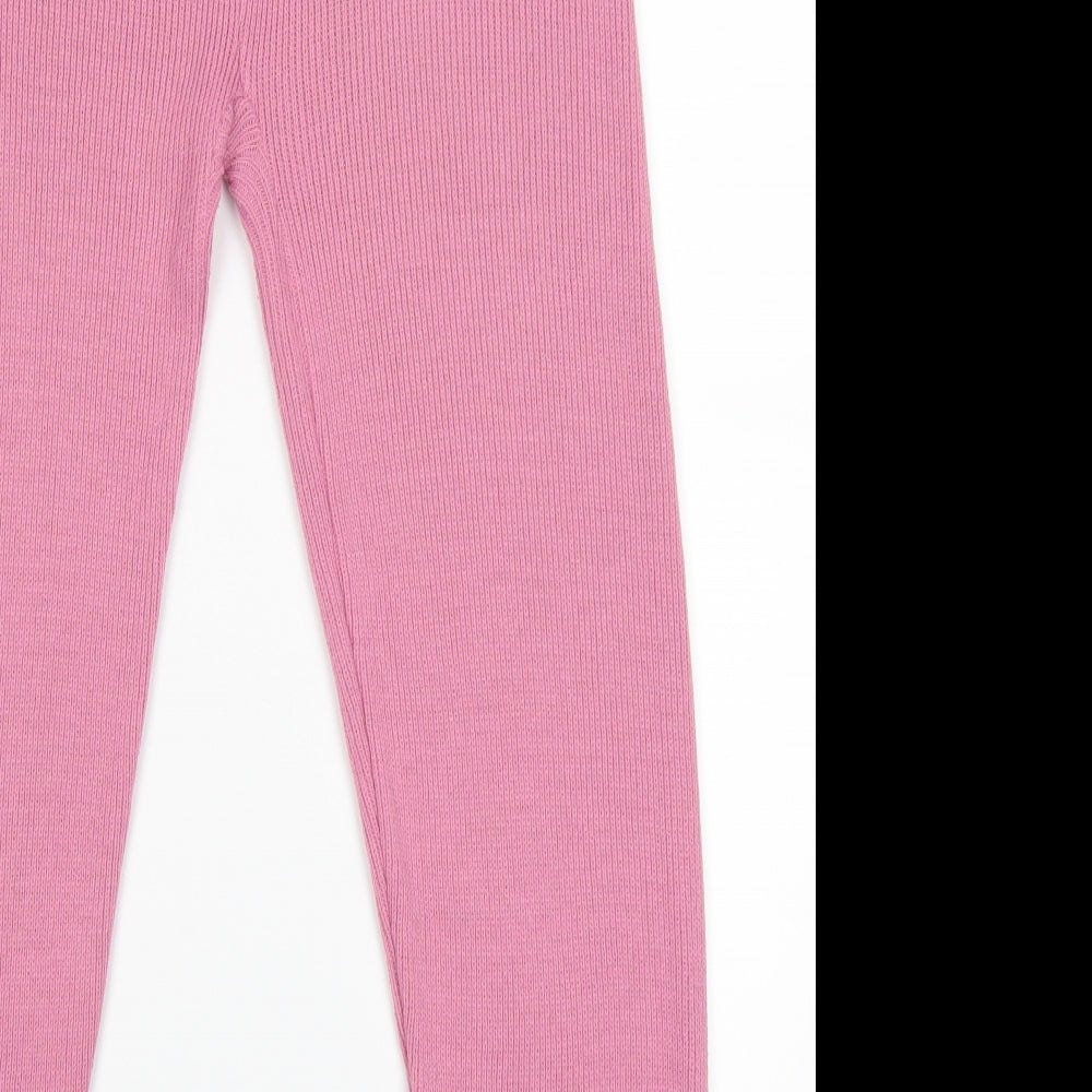 Preworn Womens Pink Striped  Jogger Trousers Size 32 in L26 in