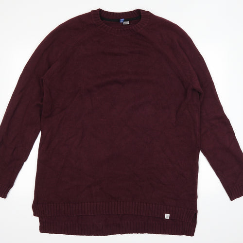 Divided by H&M Womens Red   Pullover Jumper Size L