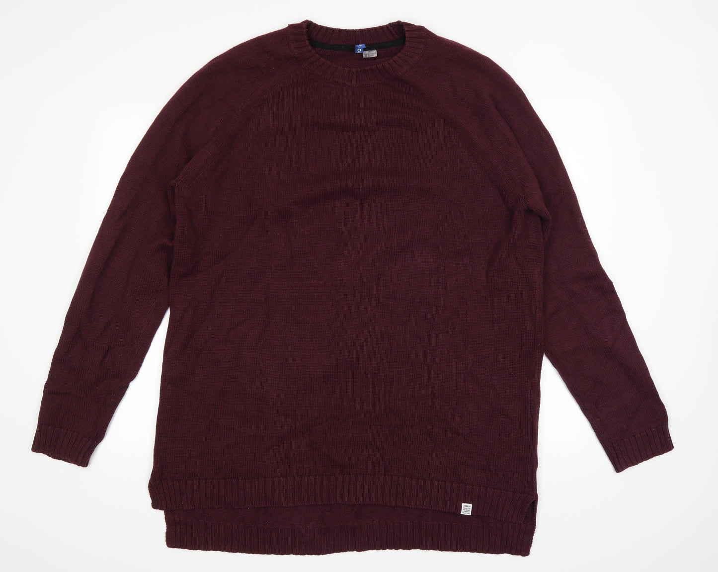 Divided by H&M Womens Red   Pullover Jumper Size L