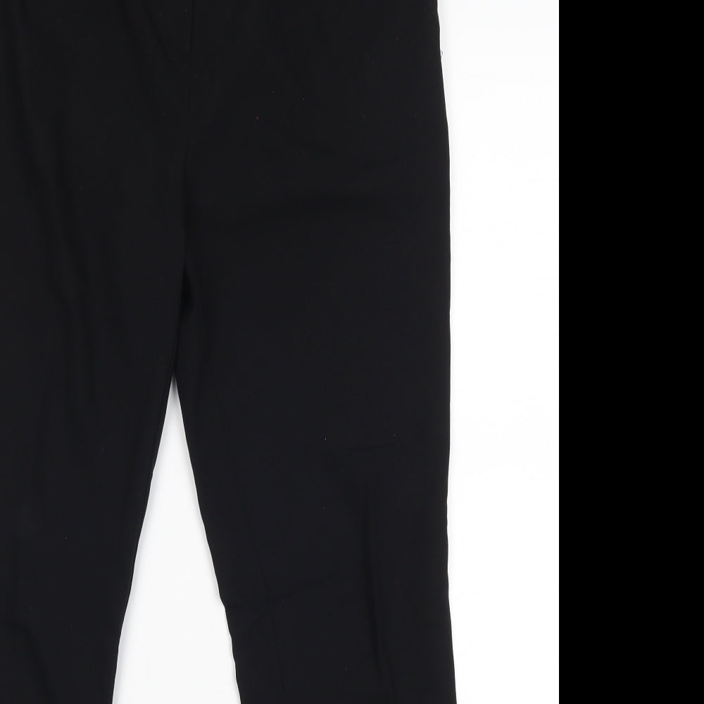 NEXT Womens Black   Trousers  Size 8 L27 in