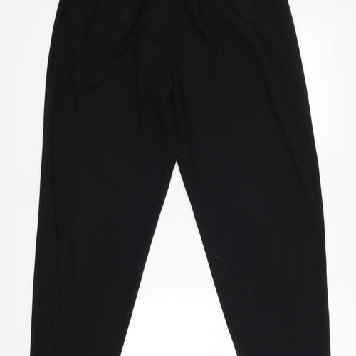 Marks and Spencer Womens Black   Trousers  Size 14 L28 in