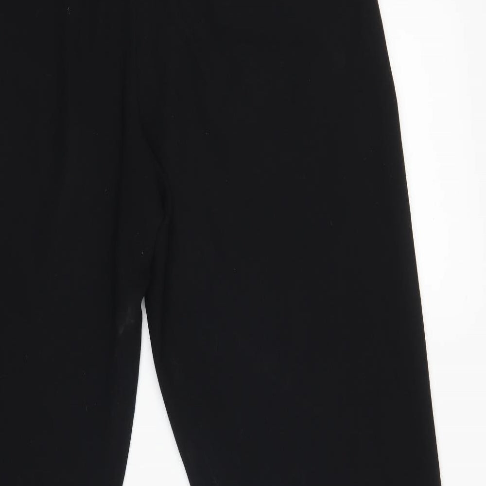 Marks and Spencer Womens Black   Trousers  Size 14 L28 in