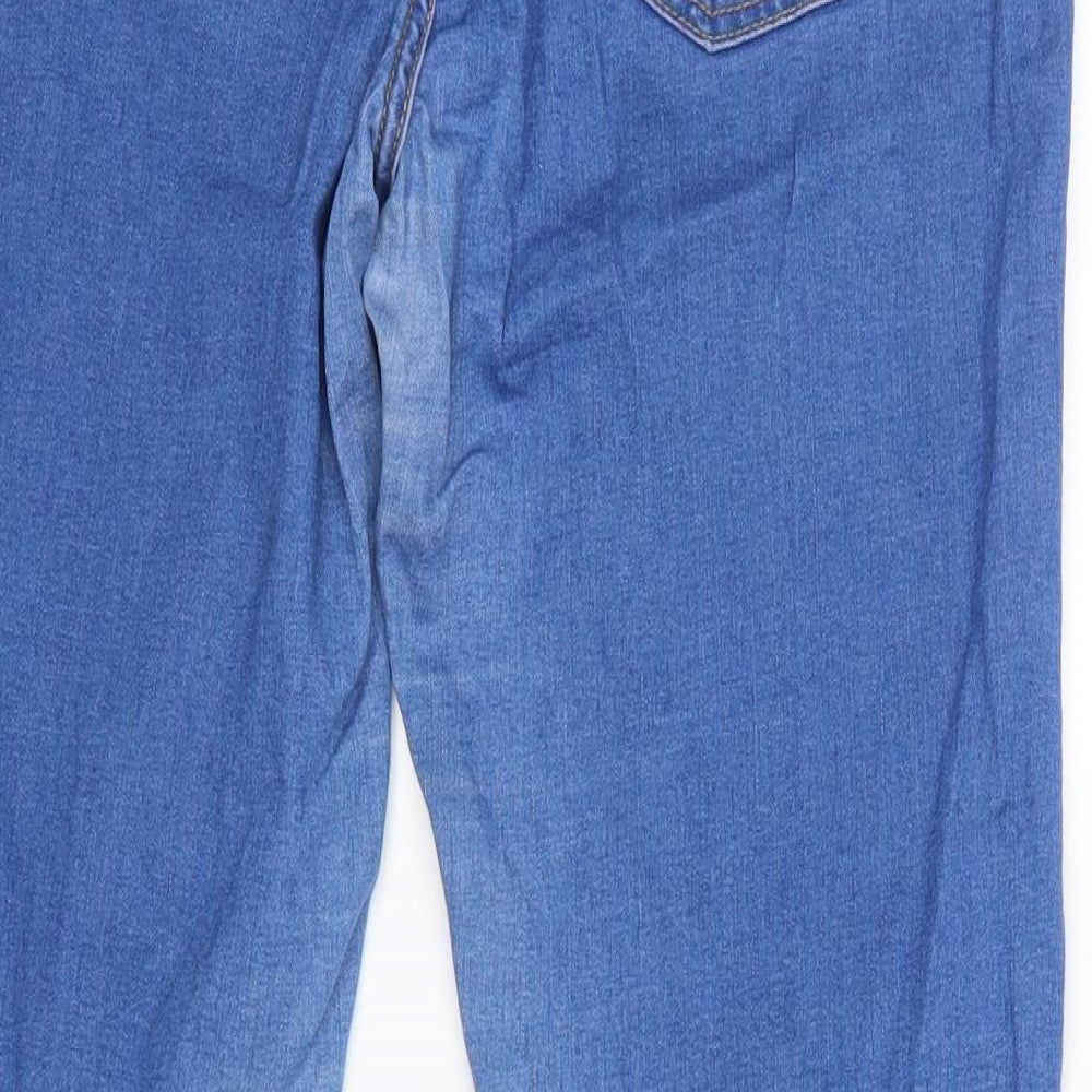 Denim & Co. Womens Blue   Skinny Jeans Size 10 L28 in