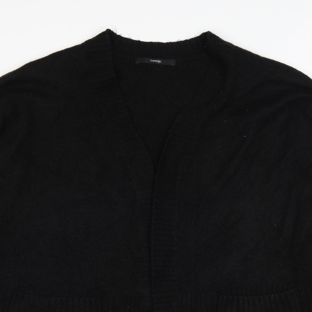 George Womens Black   Cardigan Jumper Size L