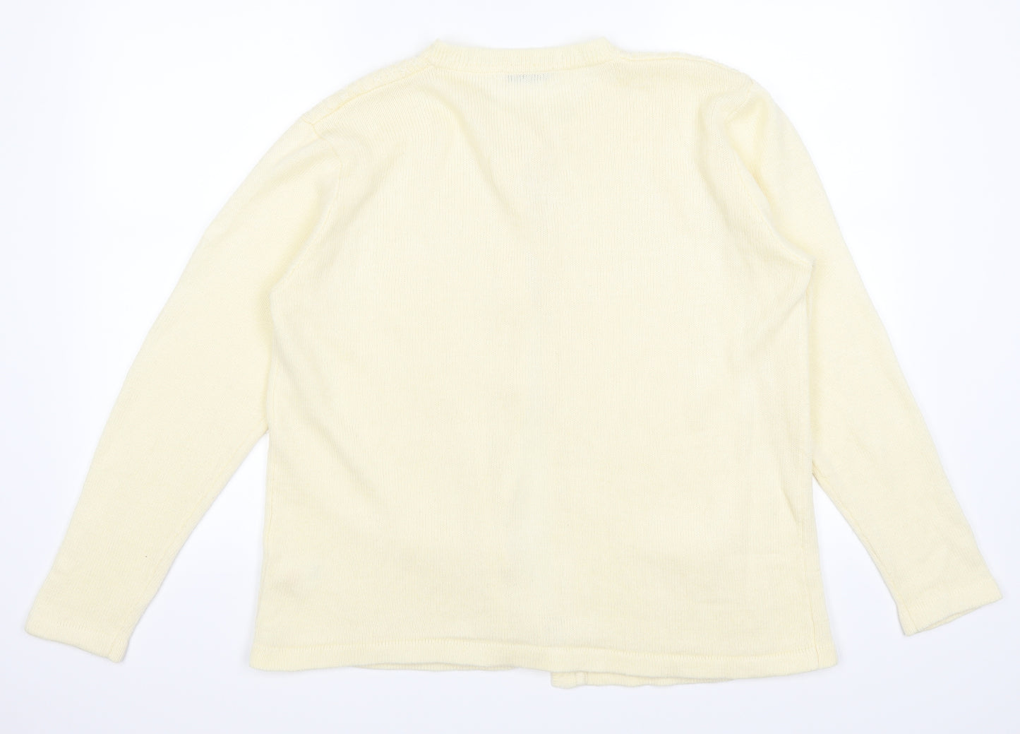 Berkertex Womens Yellow   Cardigan Jumper Size 14