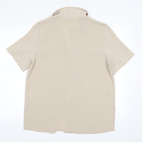 Berkertex Womens Brown   Basic Button-Up Size 16