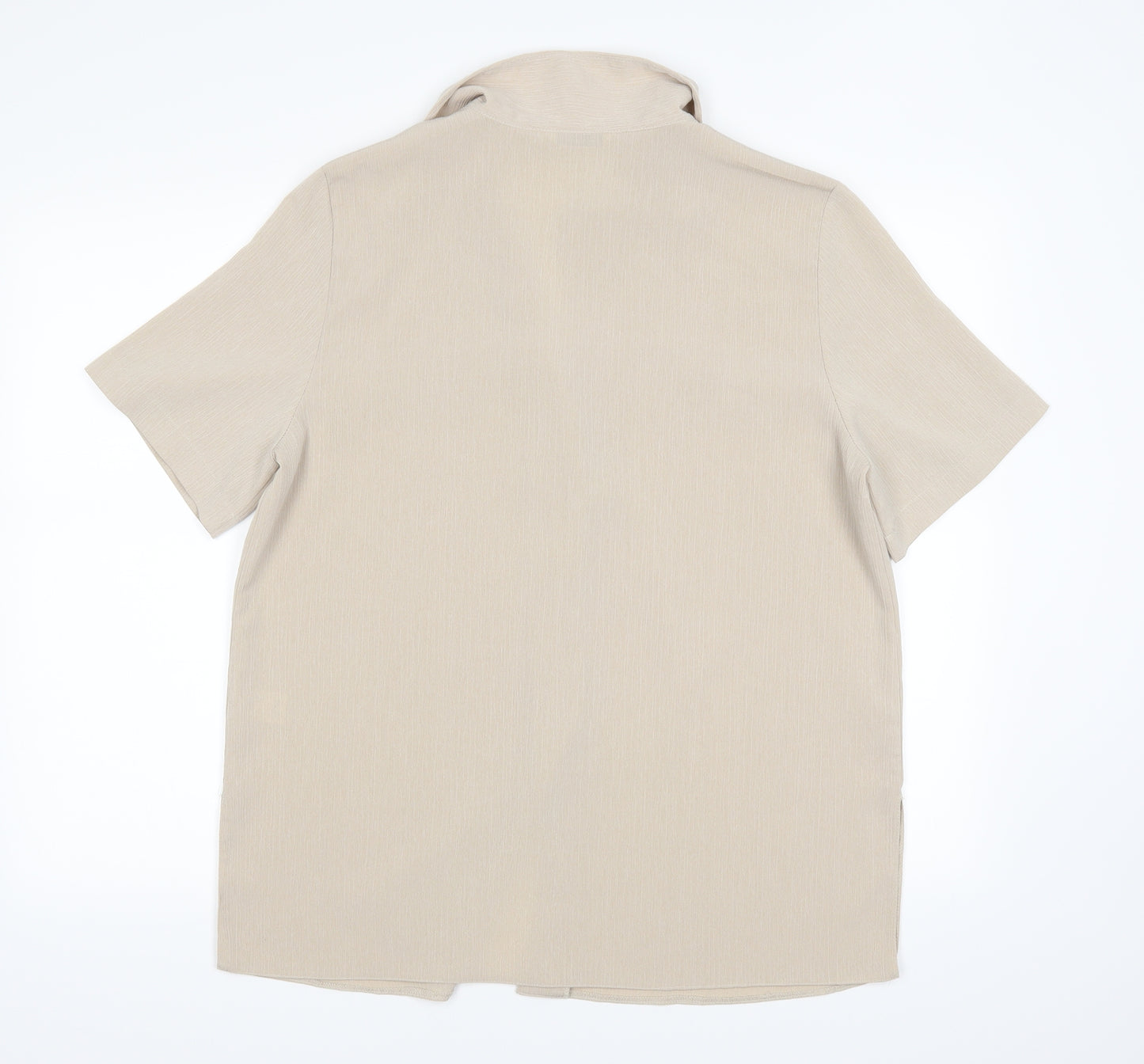 Berkertex Womens Brown   Basic Button-Up Size 16