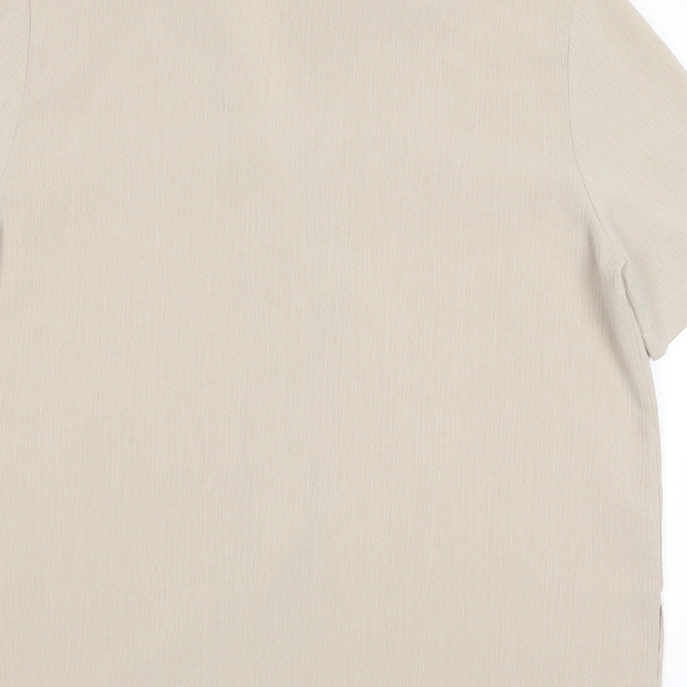 Berkertex Womens Brown   Basic Button-Up Size 16