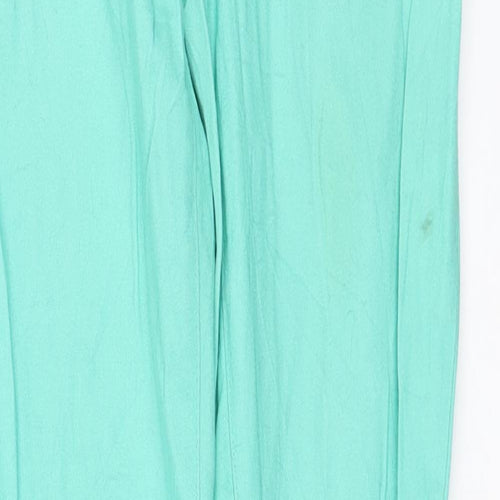 Pieces Womens Green   Straight Jeans Size M L28 in