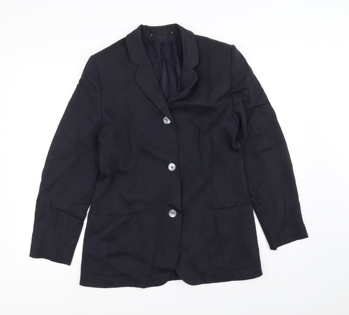 Preworn Mens Blue   Jacket Suit Jacket Size 34