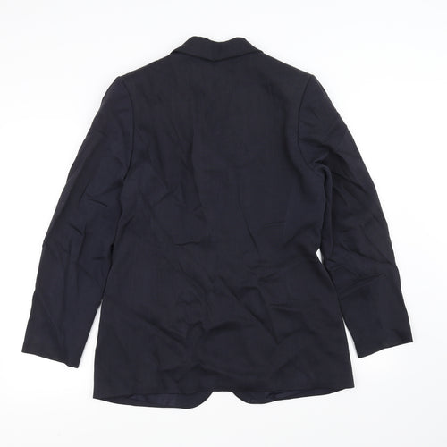 Preworn Mens Blue   Jacket Suit Jacket Size 34