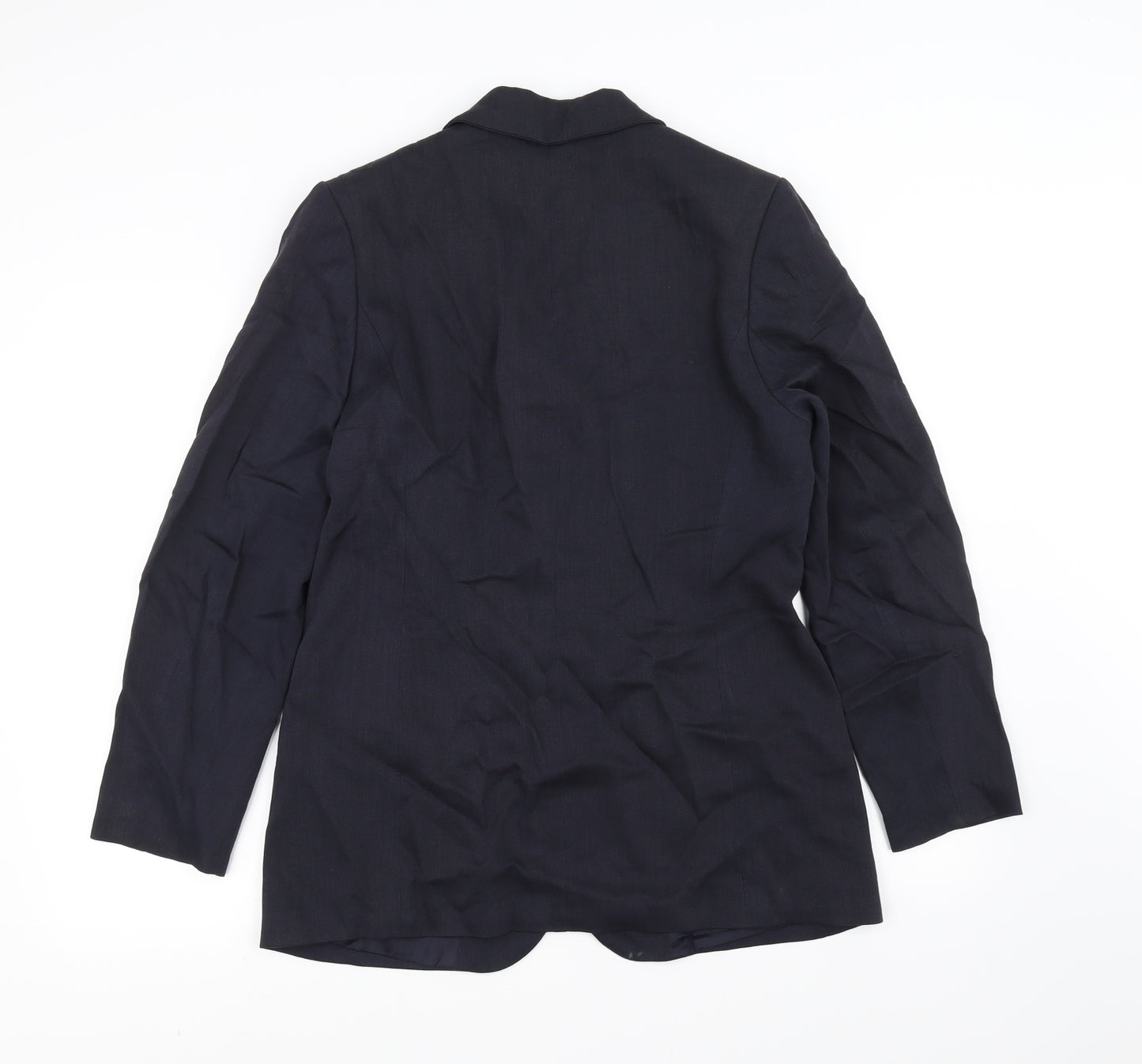 Preworn Mens Blue   Jacket Suit Jacket Size 34