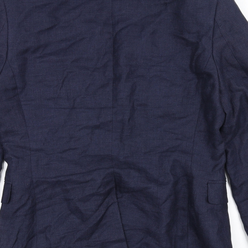 H&M Mens Blue   Jacket Suit Jacket Size 38