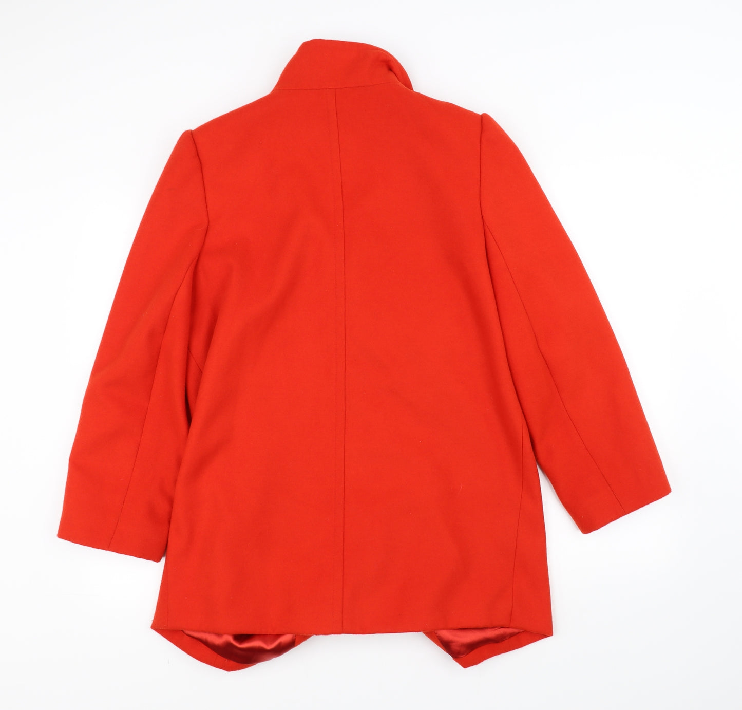 BHS Womens Red   Overcoat Coat Size 14