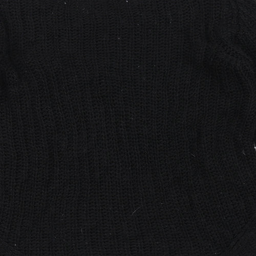 H&M Womens Black   Pullover Jumper Size S