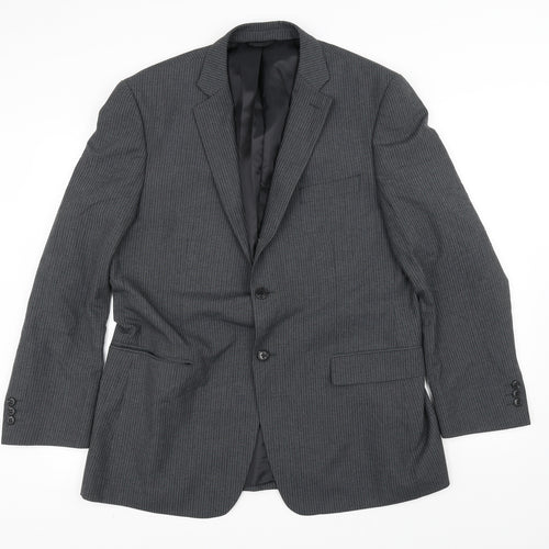Jack Reid Mens Grey   Jacket Suit Jacket Size 42