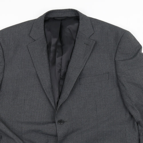 Jack Reid Mens Grey   Jacket Suit Jacket Size 42
