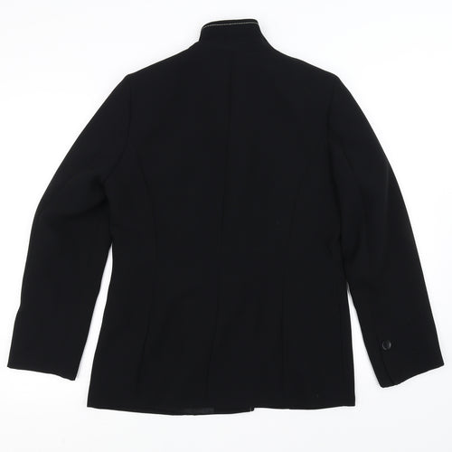 Smith Collection Womens Black   Overcoat Coat Size 12