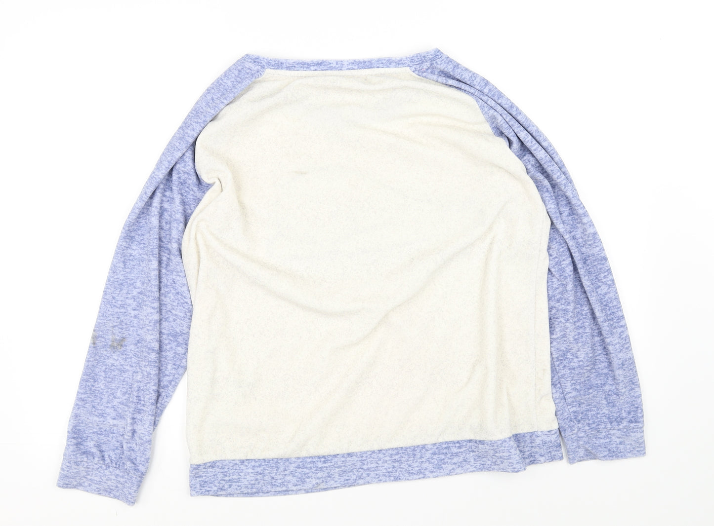 Nutmeg Womens White   Pullover Jumper Size 12