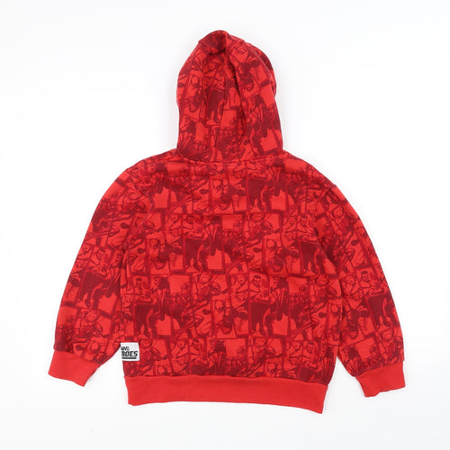 Marvel Boys Red   Pullover Hoodie Size 9-10 Years