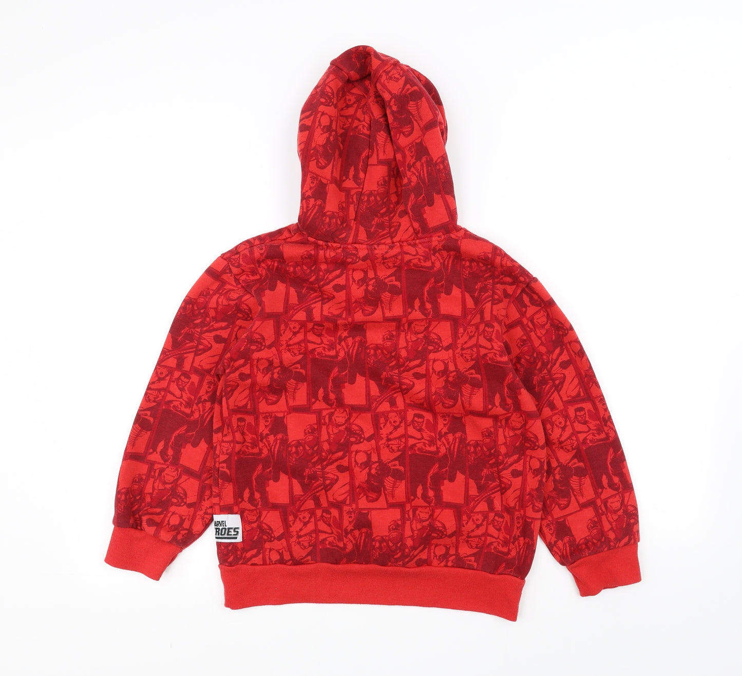 Marvel Boys Red   Pullover Hoodie Size 9-10 Years