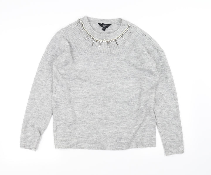 Dorothy Perkins Womens Grey   Pullover Jumper Size 14