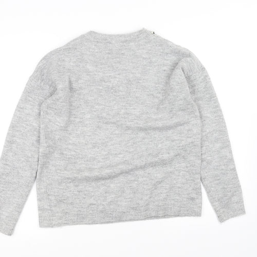 Dorothy Perkins Womens Grey   Pullover Jumper Size 14