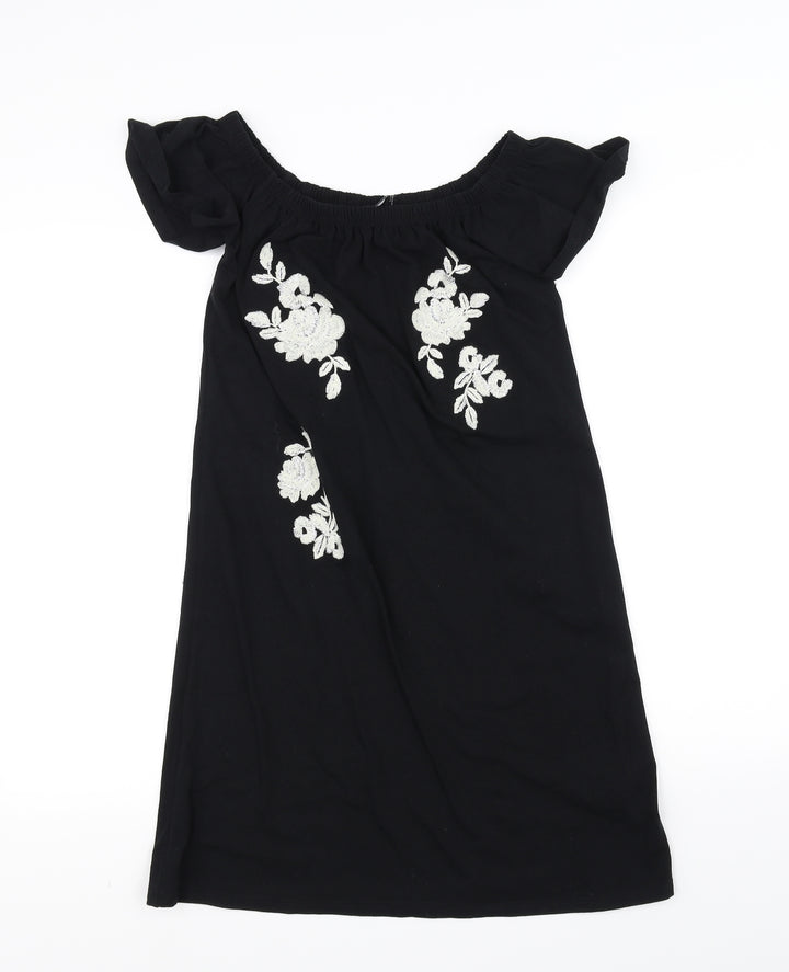 Dorothy Perkins Womens Black A-Line Size 6