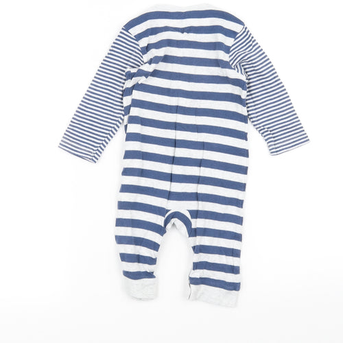 Preworn Baby Blue   Babygrow One-Piece Size 6-9 Months