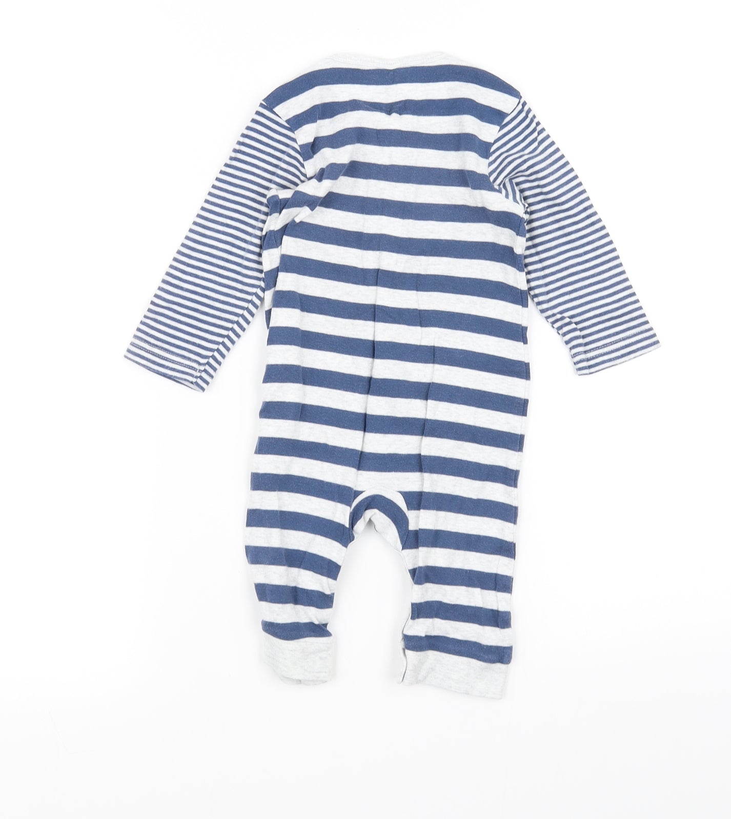 Preworn Baby Blue   Babygrow One-Piece Size 6-9 Months