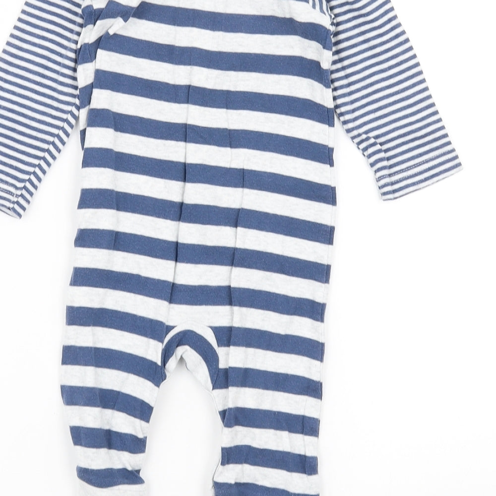 Preworn Baby Blue   Babygrow One-Piece Size 6-9 Months