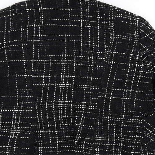 Marks and Spencer Womens Black   Overcoat Coat Size 14