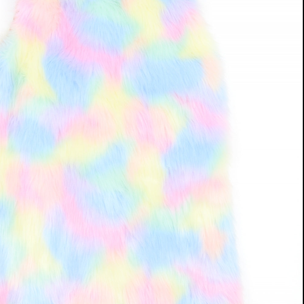 F&F Girls Multicoloured   Overcoat Coat Size 13-14 Years