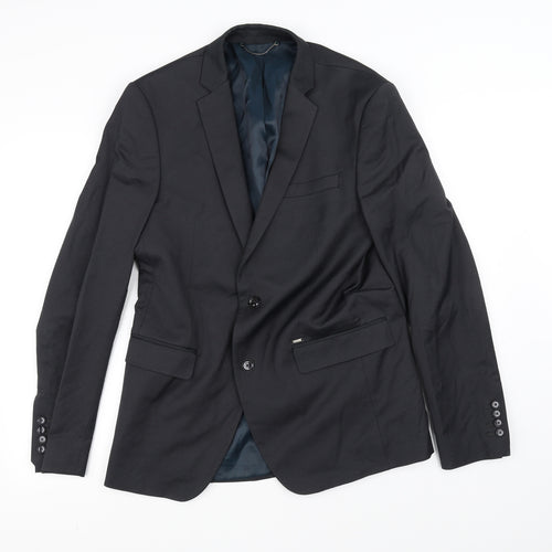Zara Mens Grey   Jacket Suit Jacket Size 40