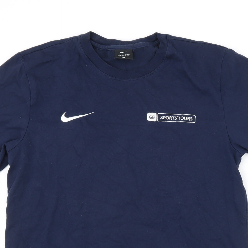 Nike Mens Blue    T-Shirt Size S  - gb sports tours