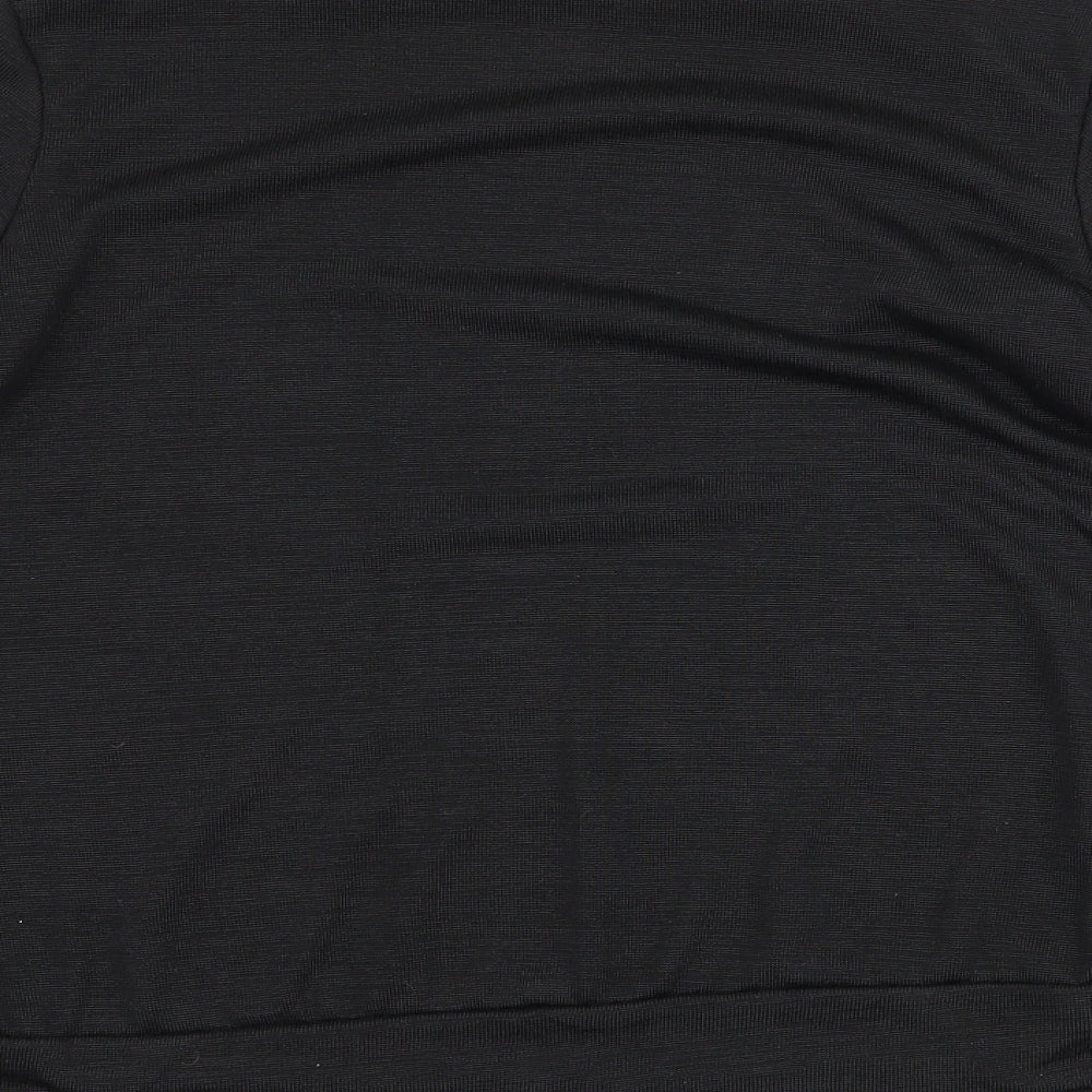 Boohoo Womens Black   Basic T-Shirt Size 10
