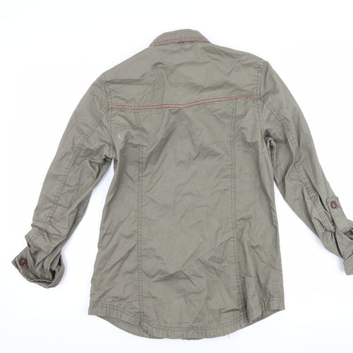 Atmosphere Womens Green   Basic Button-Up Size 8