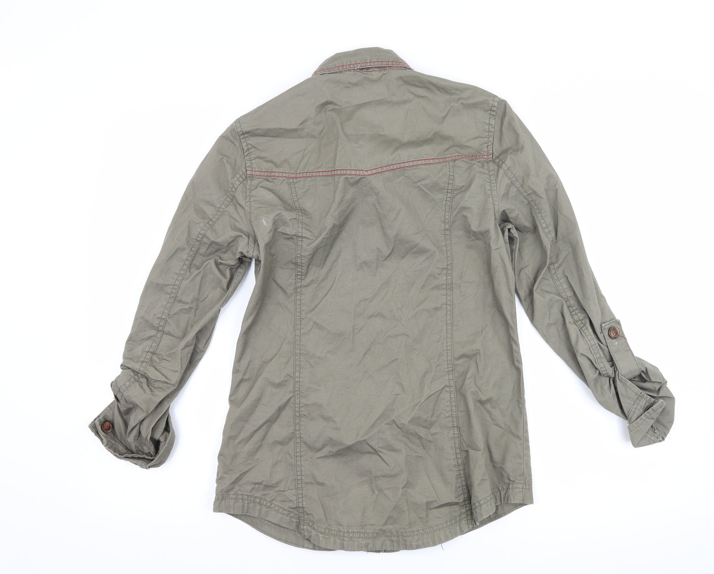 Atmosphere Womens Green   Basic Button-Up Size 8