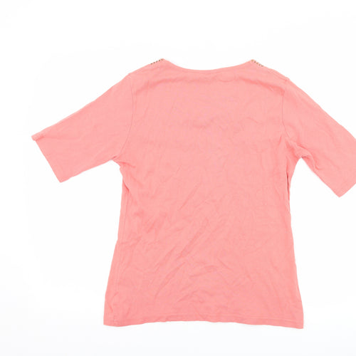 isle Womens Pink   Basic T-Shirt Size S