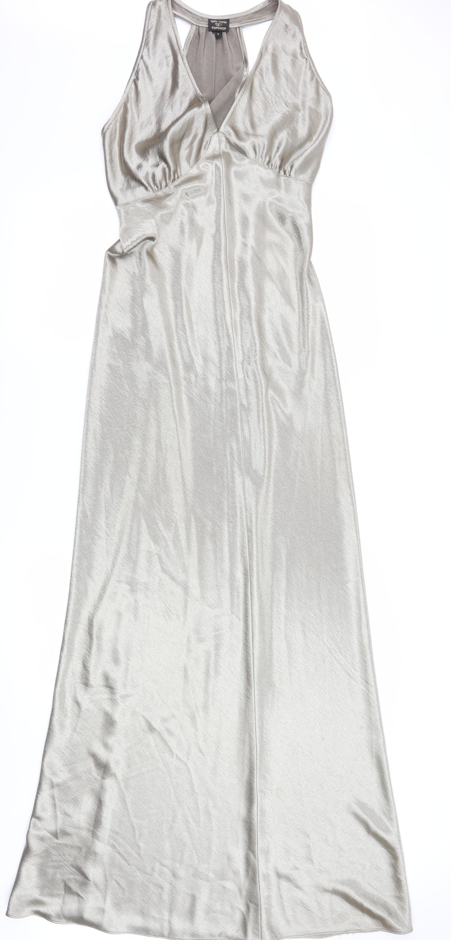 Topshop Womens Silver   Maxi  Size 10