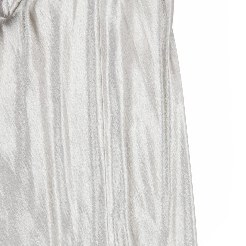 Topshop Womens Silver   Maxi  Size 10