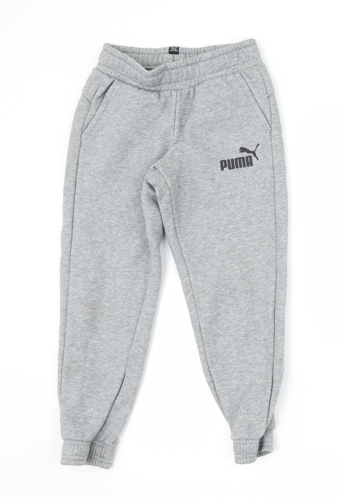 PUMA Boys Grey   Jogger Trousers Size 7-8 Years