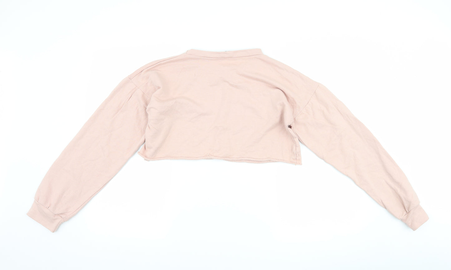 PRETTYLITTLETHING Womens Pink   Pullover Sweatshirt Size 12