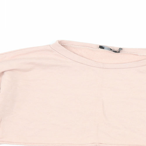 PRETTYLITTLETHING Womens Pink   Pullover Sweatshirt Size 12