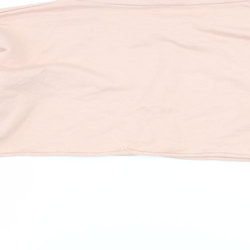 PRETTYLITTLETHING Womens Pink   Pullover Sweatshirt Size 12