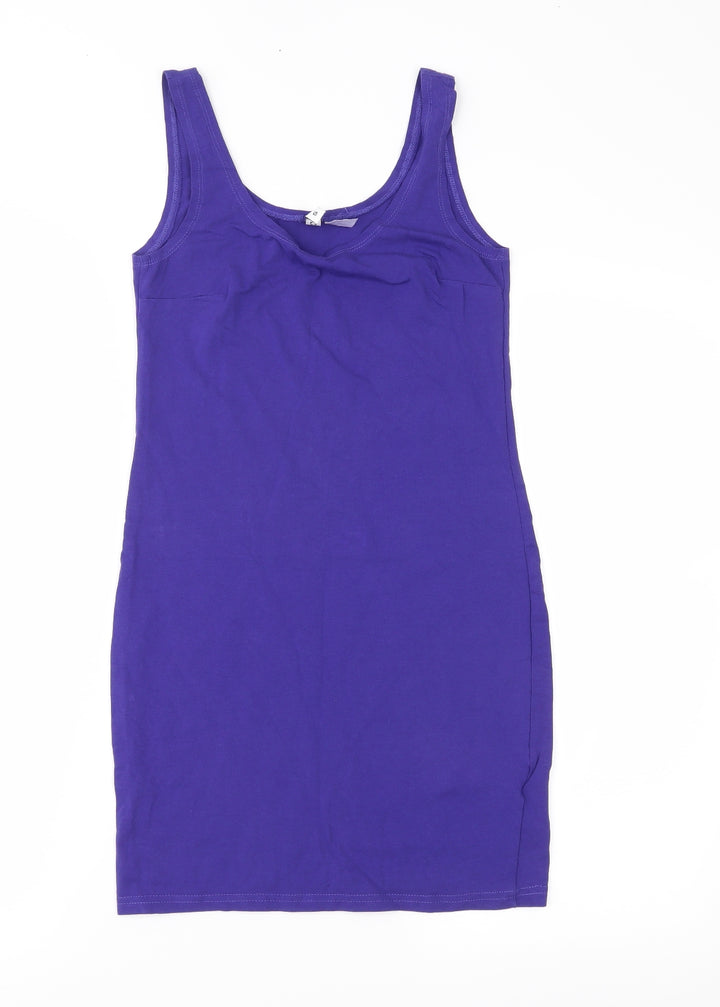 Divided Womens Blue   Tank Dress  Size S