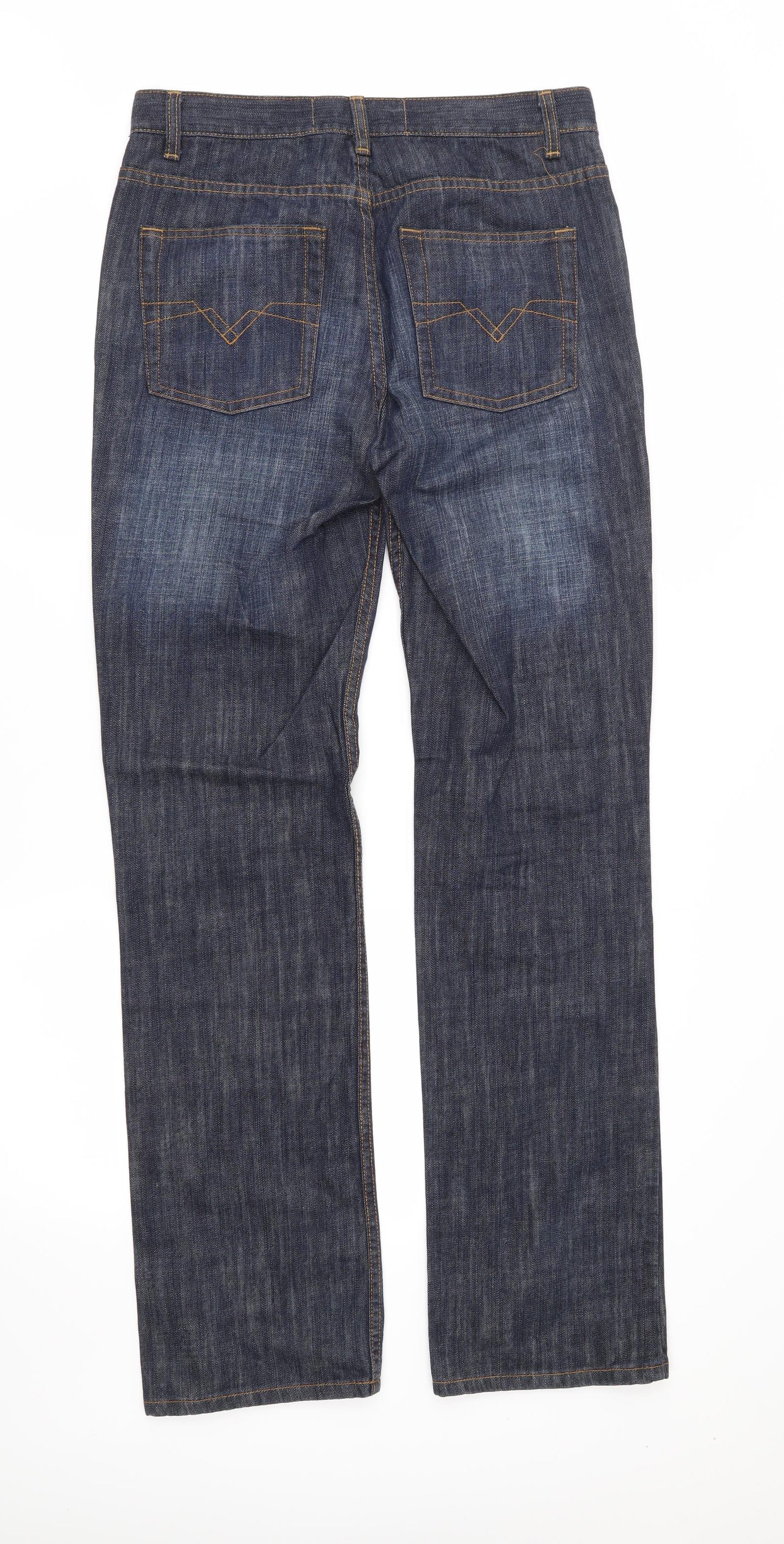 Moto Mens Blue   Straight Jeans Size 30 in L34 in